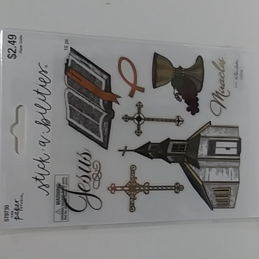 Paper Studio Christian Sticker Set